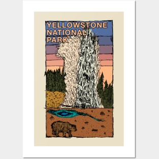 Yellowstone National Park Posters and Art